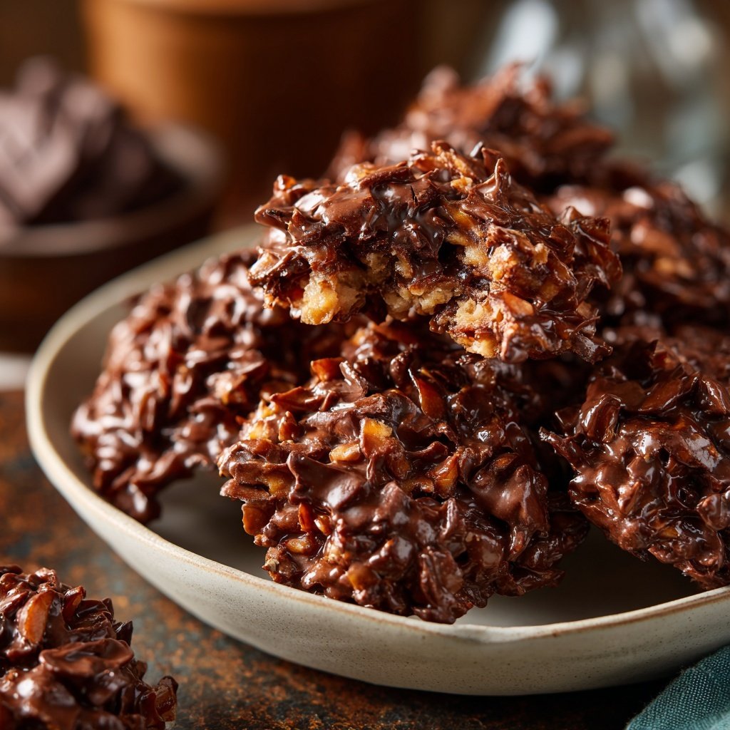 Chocolate Coconut Peanut Clusters
