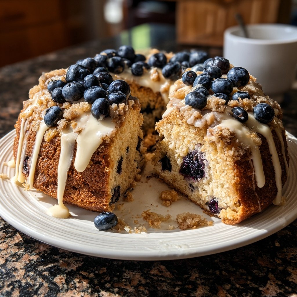 Blueberry Yogurt Breakfast Cake