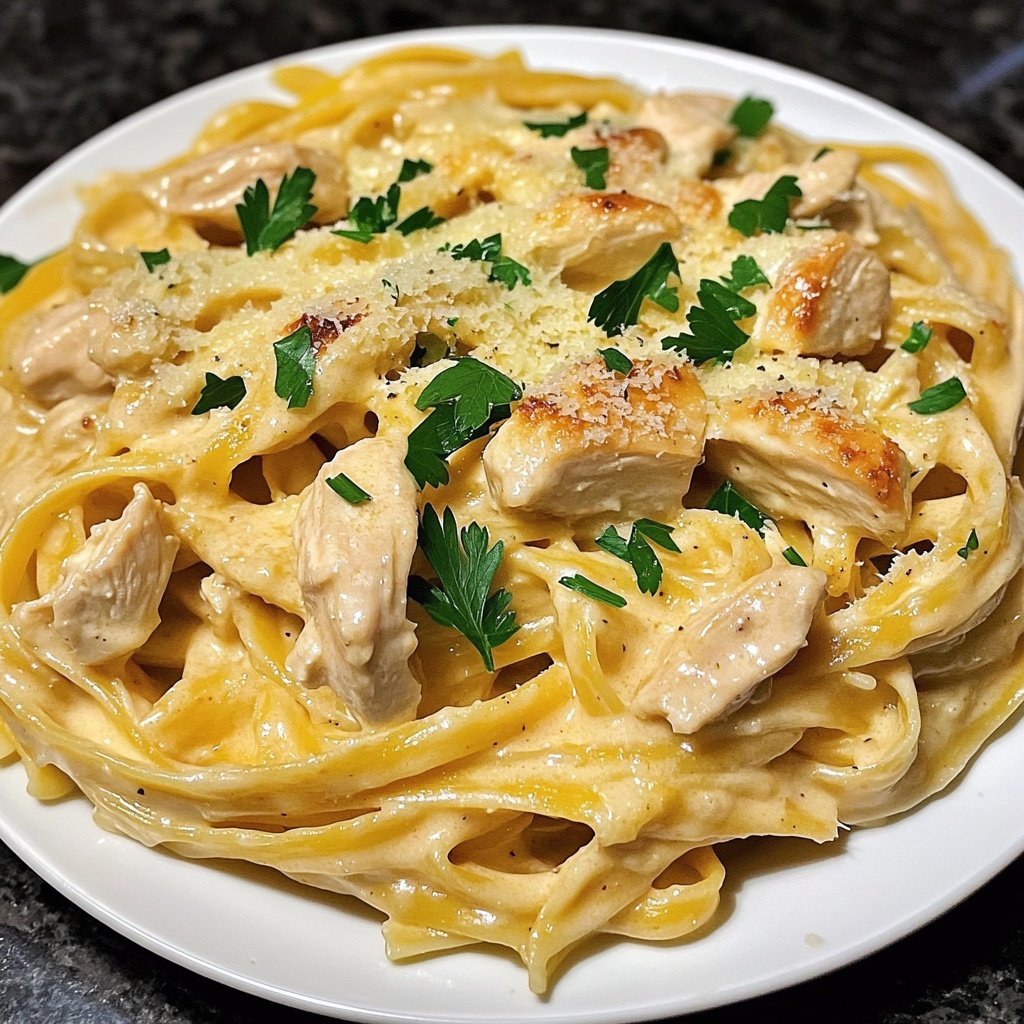 Easy Parmesan Chicken Pasta