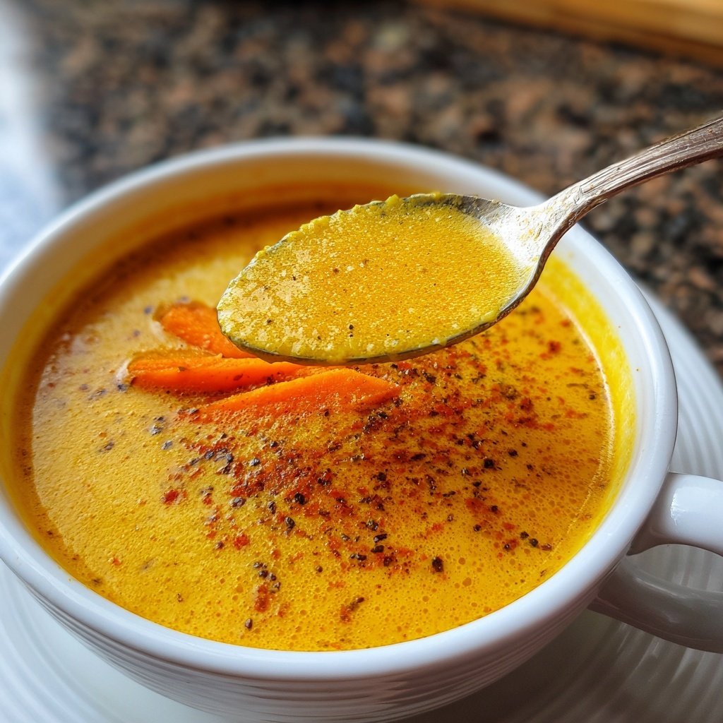 Creamy Carrot Ginger Soup