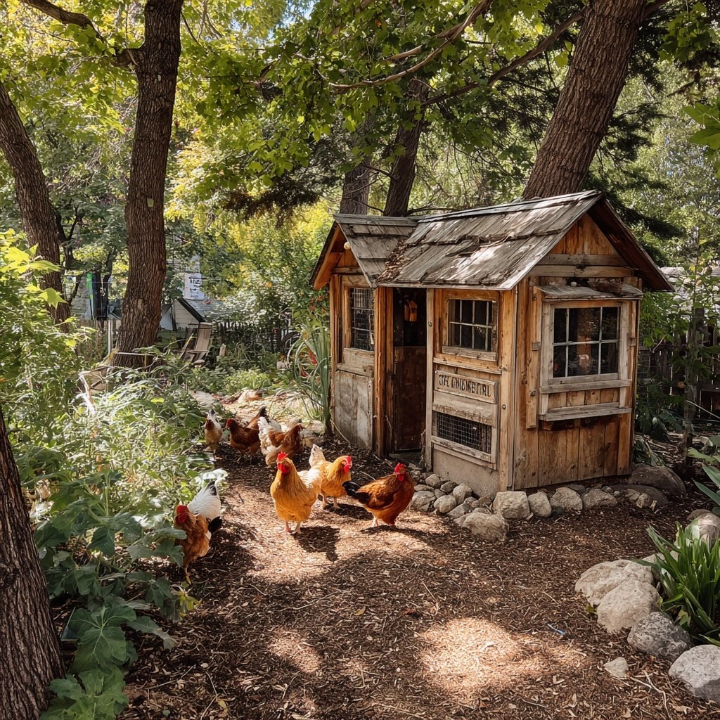 Small Backyard Chicken Run