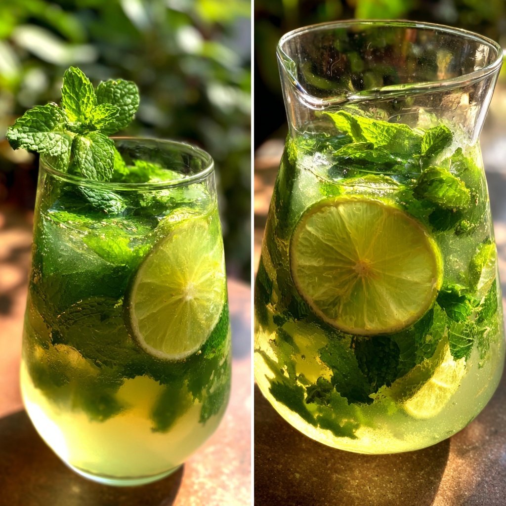 Spring Drinks With Mint And Lime