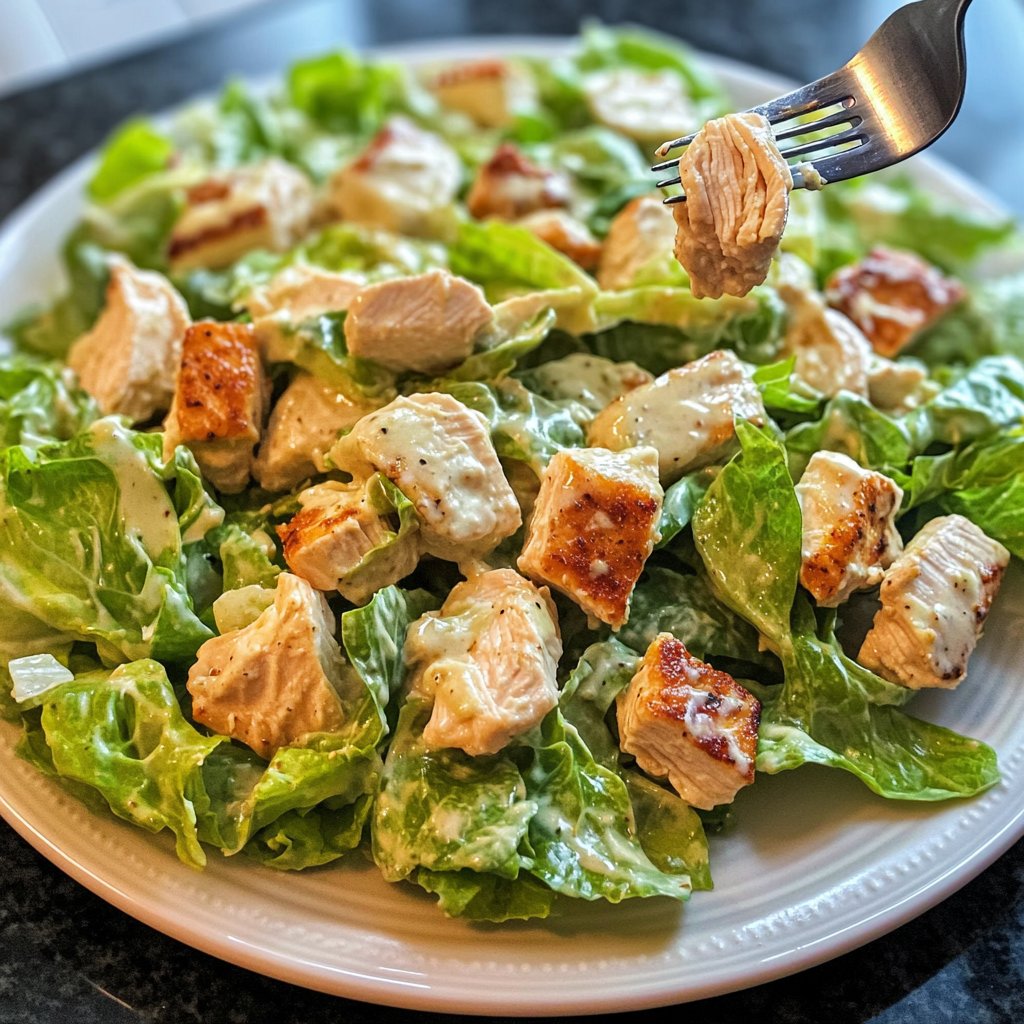 Homemade Chicken Caesar Salad Recipe