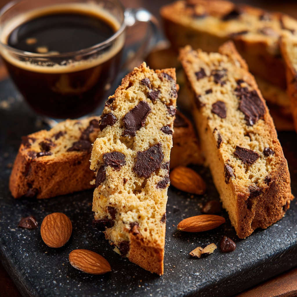 Chocolate Almond Biscotti