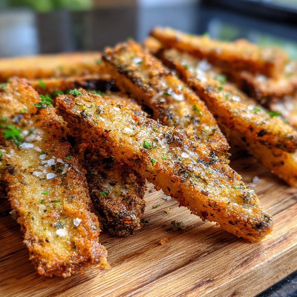 Crispy Eggplant Veggie Fries