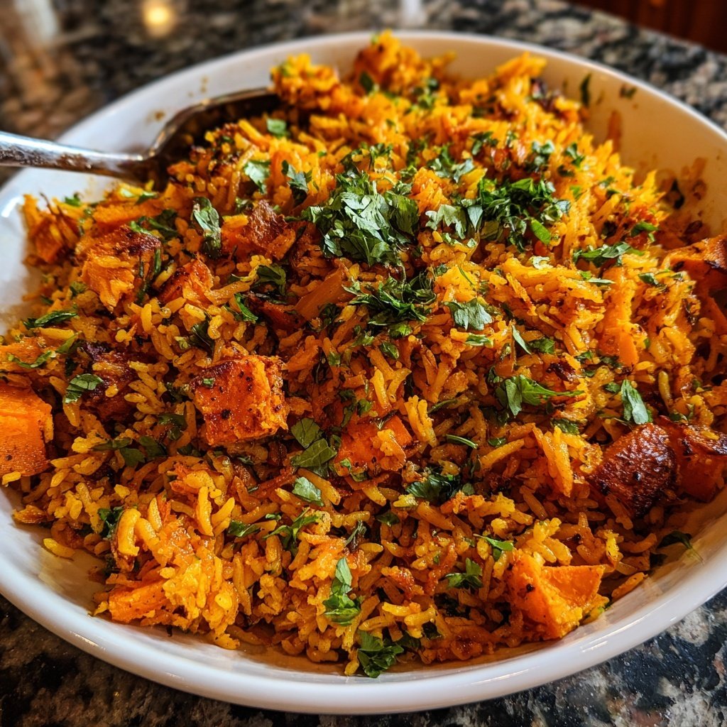 Smoky Paprika Sweet Potato Rice