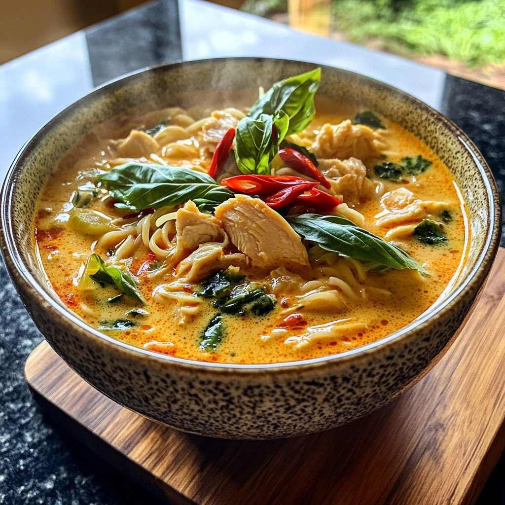 Thai Red Curry Noodle Soup