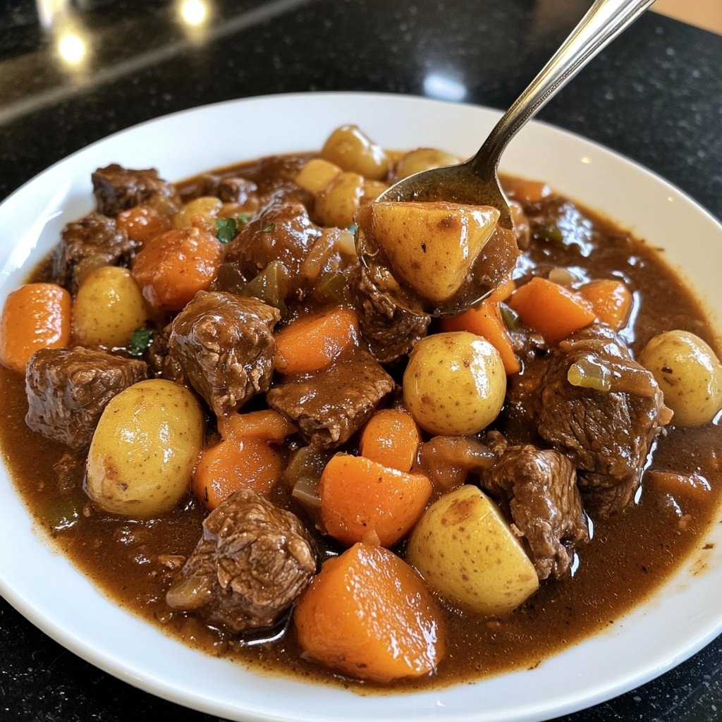 Beef Stew With Baby Potatoes and Carrots