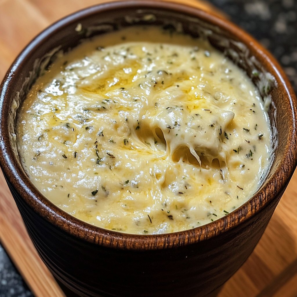 Fondue with Herb Infused Cheese