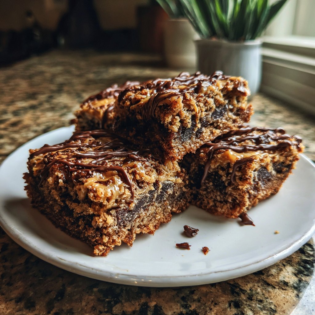 Chocolate Tahini Date Squares