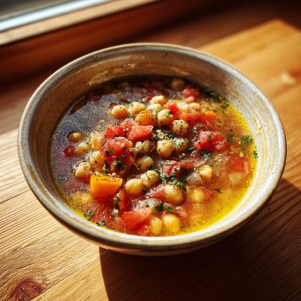 Mediterranean Chickpea Soup