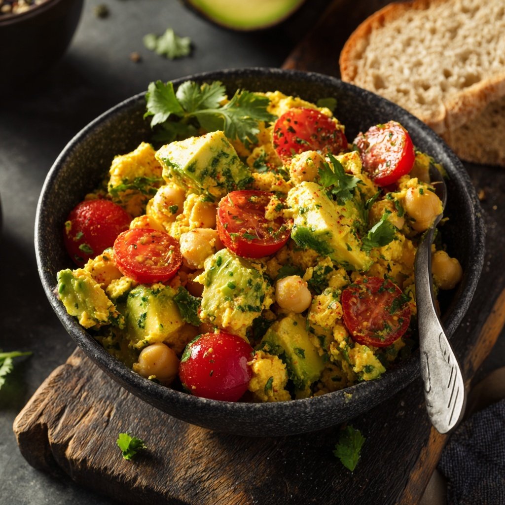 Healthy & Light Avocado Chickpea Salad